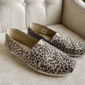 Women's Bobs Leopard Print Slip on Ballet Flat